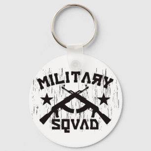 Porte-clés Escadron militaire AK47 - Noir