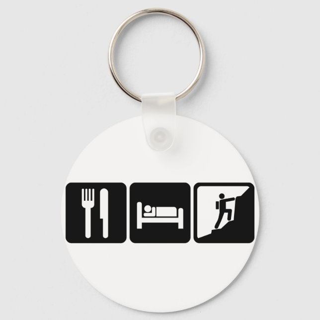 Porte-clés Escalade rocheuse (Recto)