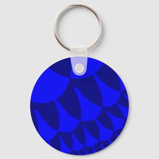 Porte-clés Escaliers bleus (Recto)