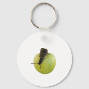 Porte-clés Escargot et pomme