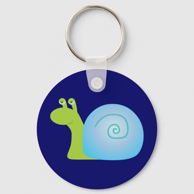 Porte-clés Escargot vert (Recto)