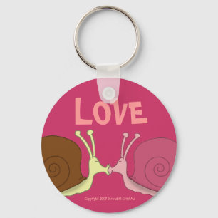 Porte-clés Escargots en amour Porte - clé