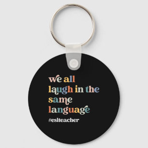 Porte-clés ESL Enseignant ESOL Étudiant Cuisine Retro Retour 