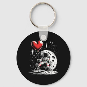 Porte-clés Espace Astronaute Cœur Bylloon Saint-Valentin