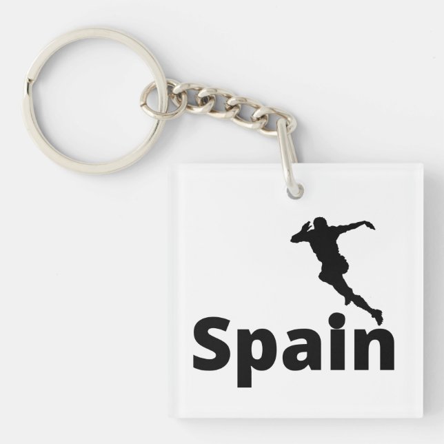 Porte-clés Espagne Football (Devant)