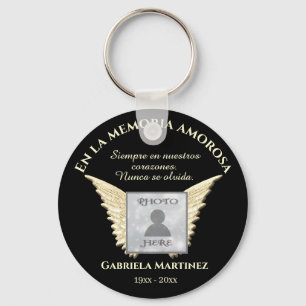Porte-clés ESPAGNOL En memoria amorosa foto memorial