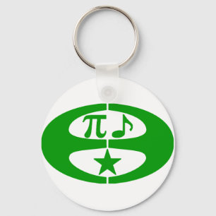 Porte-clés Espéranto de musique de maths - porte - clé de