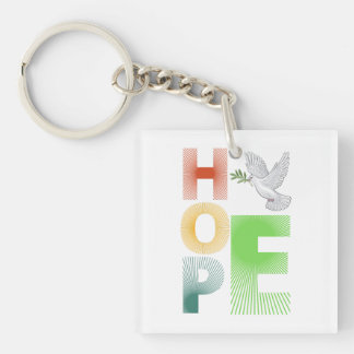 Porte-clés Espoir - Foi chrétienne Inspiration