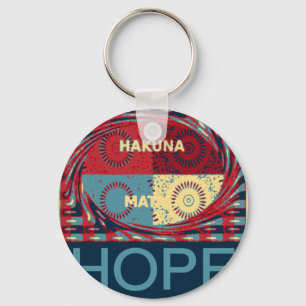 Porte-clés Espoir Pacifique : Un Design Calme Hakuna Matata