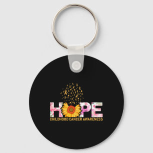 Porte-clés Espoir pour un monde avec le cancer de l'enfance B