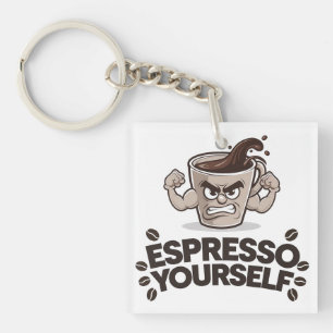 Porte-clés Espresso Yourself - Amusant café design