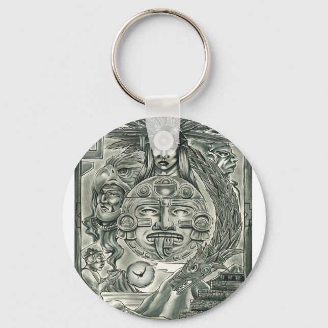 Porte-clés Esprit aztèque (Recto)