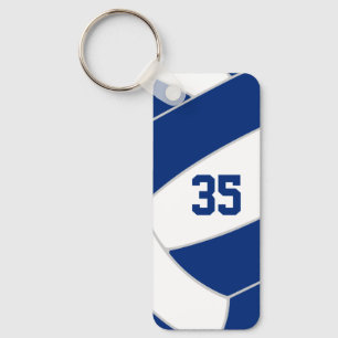 Porte-clés esprit d'équipe de volley-ball bleu cadeaux person