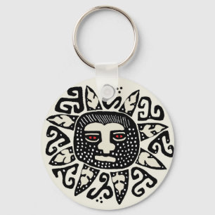 Porte-clés Esprit Soleil Indien Tribal