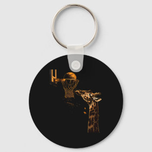 Porte-clés Esquisse Giraffe Animal Art Sketll Lover Slam Dunk