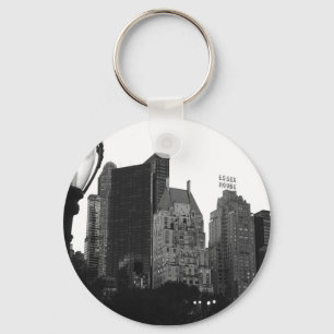 Porte-clés Essex House noir et blanc NYC