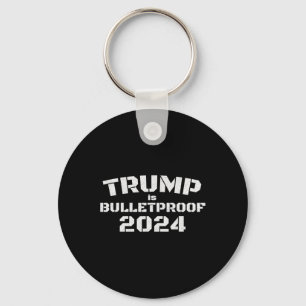 Porte-clés Est Bulletproof 2024 Fight! Combattez ! Combattez 