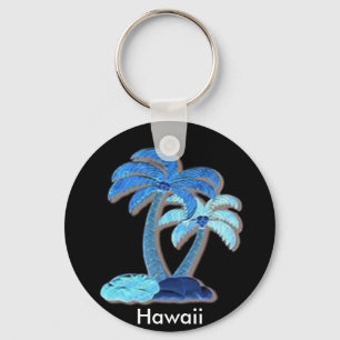 Porte-clés estampes hawaïennes simples