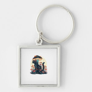 Porte-clés esthétique Cottagecore Goblincore Champignon Fairy