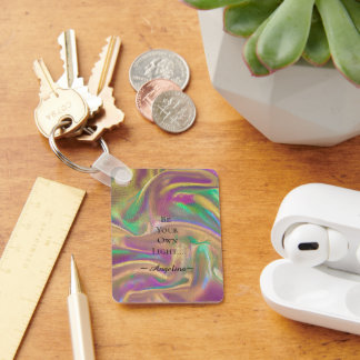 Porte-clés Esthétique holographique