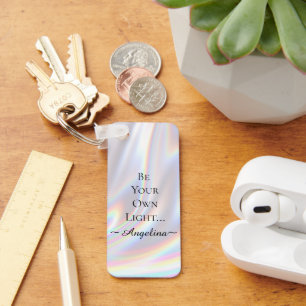 Porte-clés Esthétique holographique