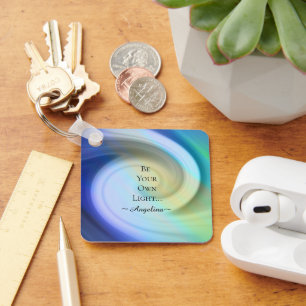 Porte-clés Esthétique holographique