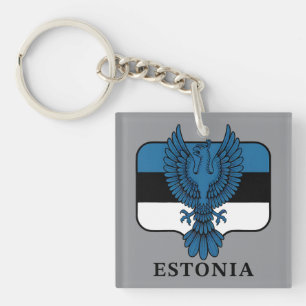 Porte-clés Estonie Europe du Nord