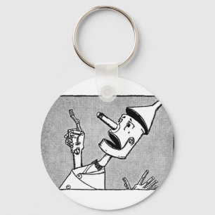 Porte-clés Étain Woodman de magicien d'Oz