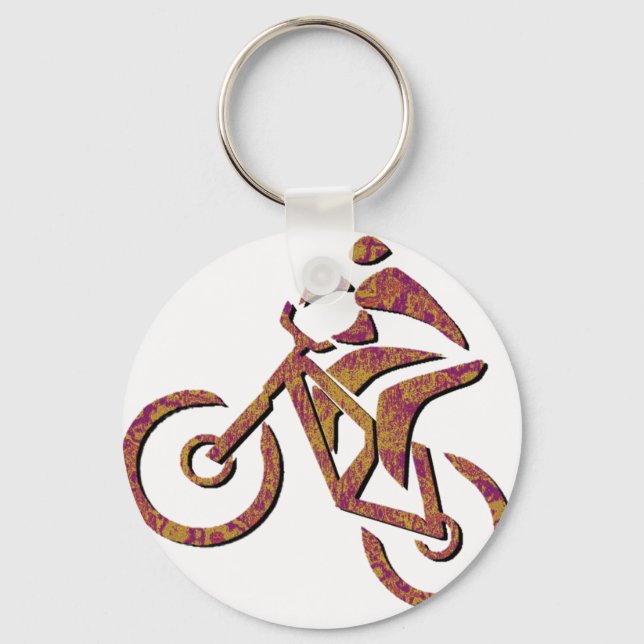 Porte-clés Étape 1 du vélo (Recto)