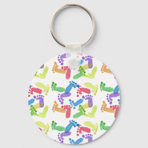 Porte-clés Étapes bébé, Pieds bébé, Empreintes bébé dans les 