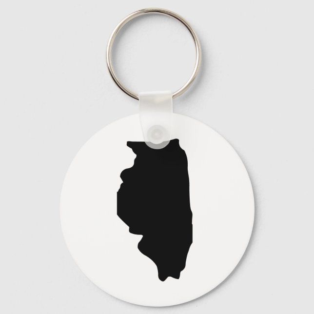 Porte-clés État américain de l'Illinois (Recto)
