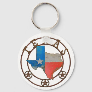 Porte-clés État du Texas Fer forgé