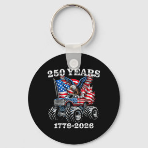 Porte-clés États-Unis 250 Ans 1776-2026 Eagle Monster Truck G