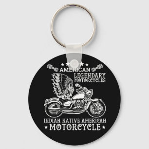 Porte-clés États-Unis légendaire moto indienne amérindienne