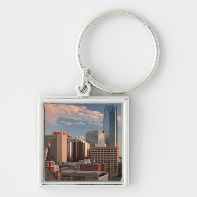 Porte-clés États-Unis, Oklahoma, Oklahoma City, Ville élevée (Devant)