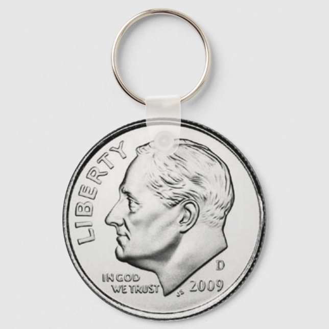 Porte-clés États-Unis Roosevelt Dime (Recto)