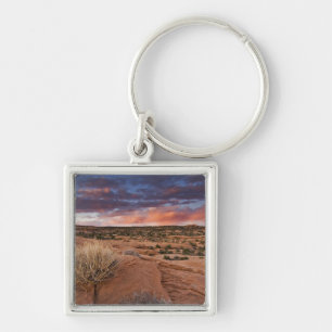 Porte-clés États-Unis, Utah. Coucher de soleil sur Poison Spi