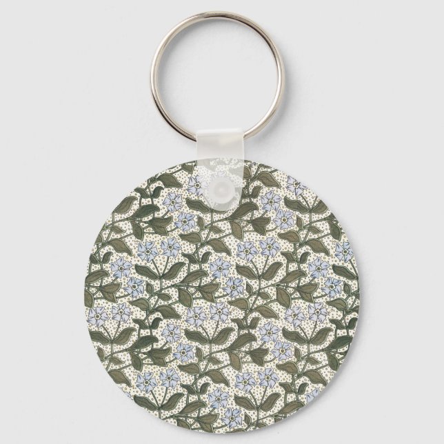 Porte-clés Été Périwinkel Fleur Plutôt Élégant Floral (Recto)