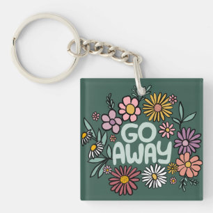 Porte-clés ÉTEINDRE Funny Floral mignon Daisy Daisy Dessin À