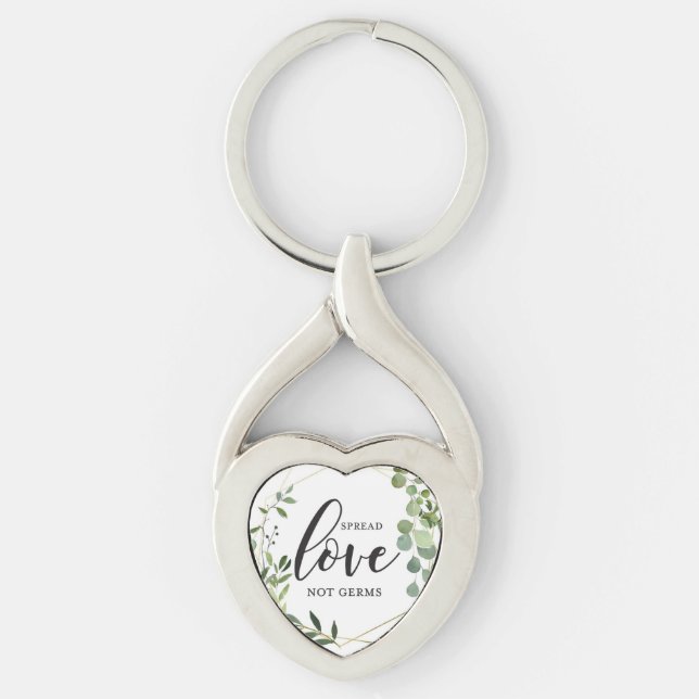 Porte-clés Étendre l'amour non Germes Porte - clé (Devant)