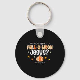 Porte-clés Êtes-vous à l'automne O Ween Jésus Patch Vintage C
