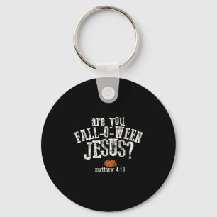 Porte-clés Êtes-vous Fall-o-ween Jésus Citrouille Christian H