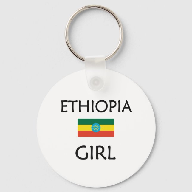 PORTE-CLÉS ETHIOPIE FILLE (Recto)