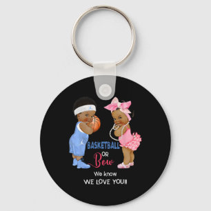 Porte-clés Ethnic Basketball ou Bow We Know We Love You