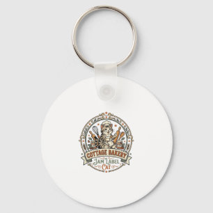 Porte-clés Étiquette de confiture de la boulangerie de cottag