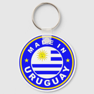 Porte-clés étiquette de drapeau de pays de produit fabriqué