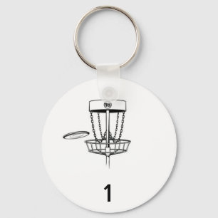 Porte-clés Étiquette de sac de golf de disque