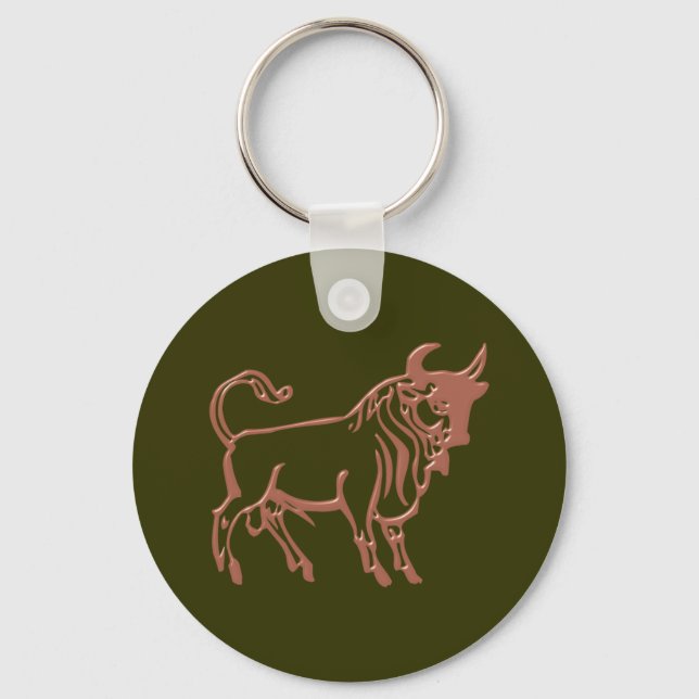 Porte-clés Étoile de Stier zodiac sign Taurus (Recto)