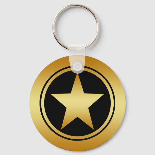 PORTE-CLÉS ÉTOILE D'OR (Recto)