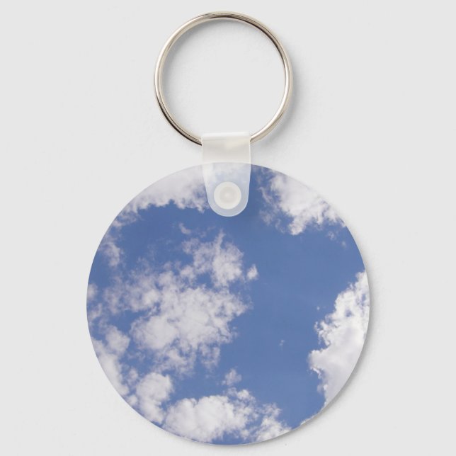 Porte-clés Étoile nuageuse - nuages (Recto)